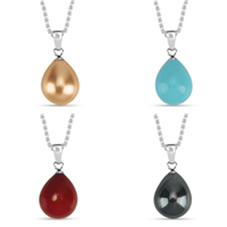 Mega Deal 2026 Special-  Set of 4 Shell Pearl Pendants (Golden, Blue, Red and Tahitian)