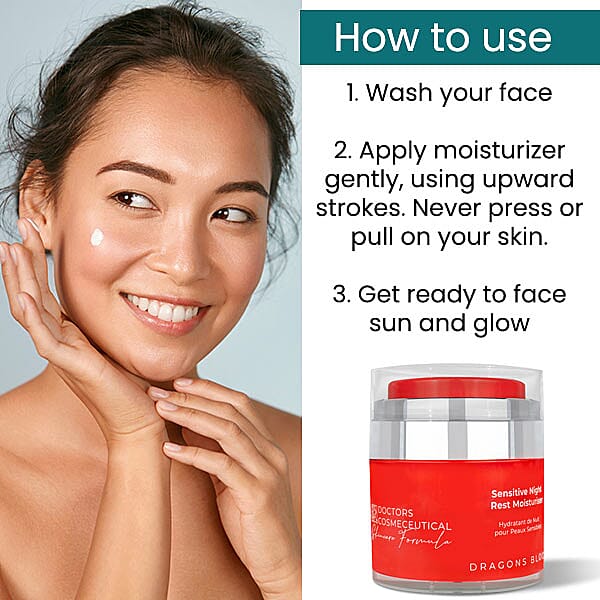Doctors Formula- Dragons Blood Sensitive Anti-Bac Daily Moisturiser and Night Rest Moisturiser