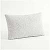 Set of 2 LIVMORE Silver thread Jacquard Waterproof Pillow Protector (50 x 75cm) - White
