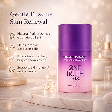 Set of 2 One Truth 818 Anti-Ageing Body Treatment and  Enzyme Face Masque