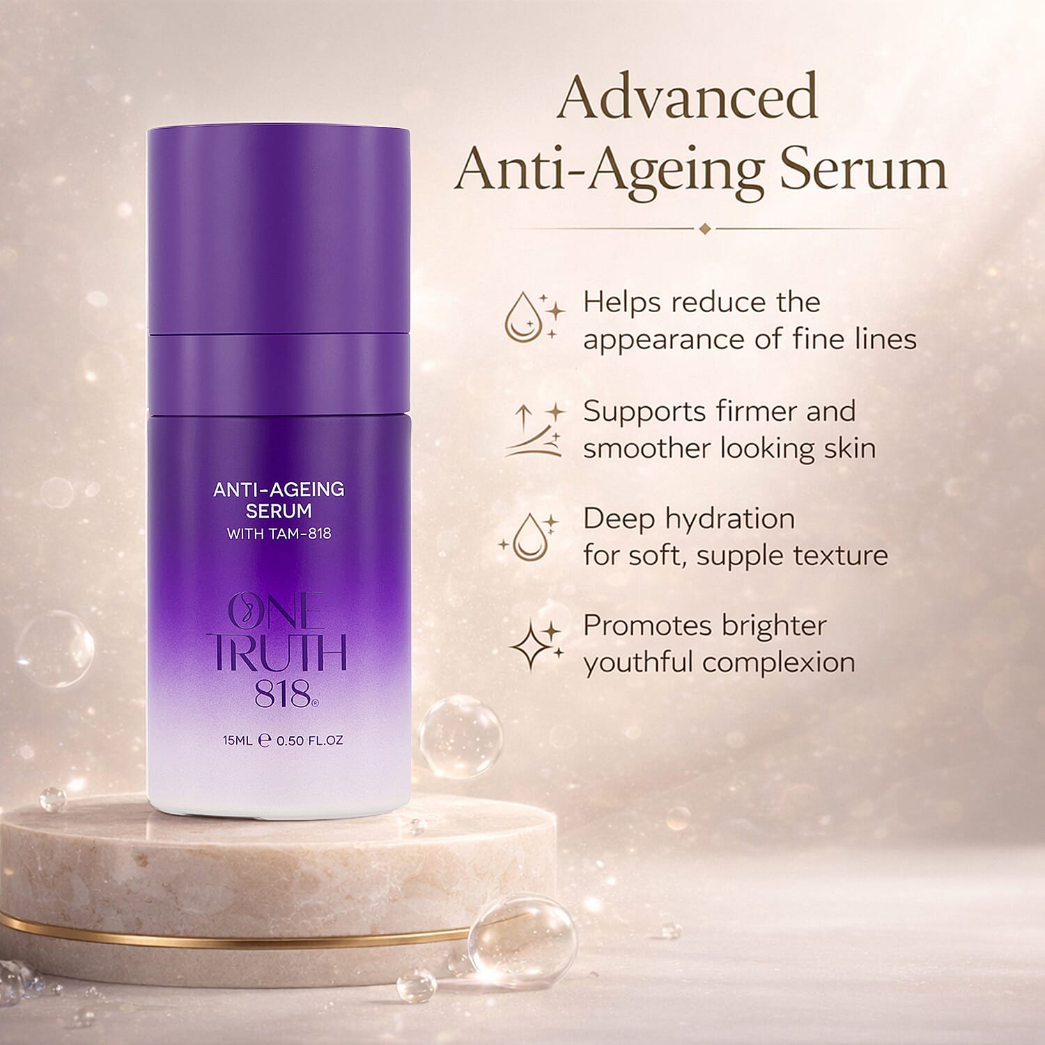 Set of 2 One Truth 818 Anti-Ageing Serum