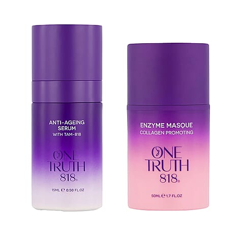Set of 2 One Truth 818 Anti-Ageing Serum and Enzyme Face Masque