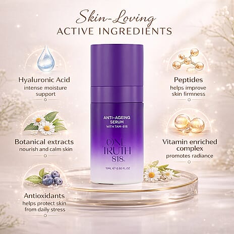 Set of 2 One Truth 818 Anti-Ageing Serum and Enzyme Face Masque