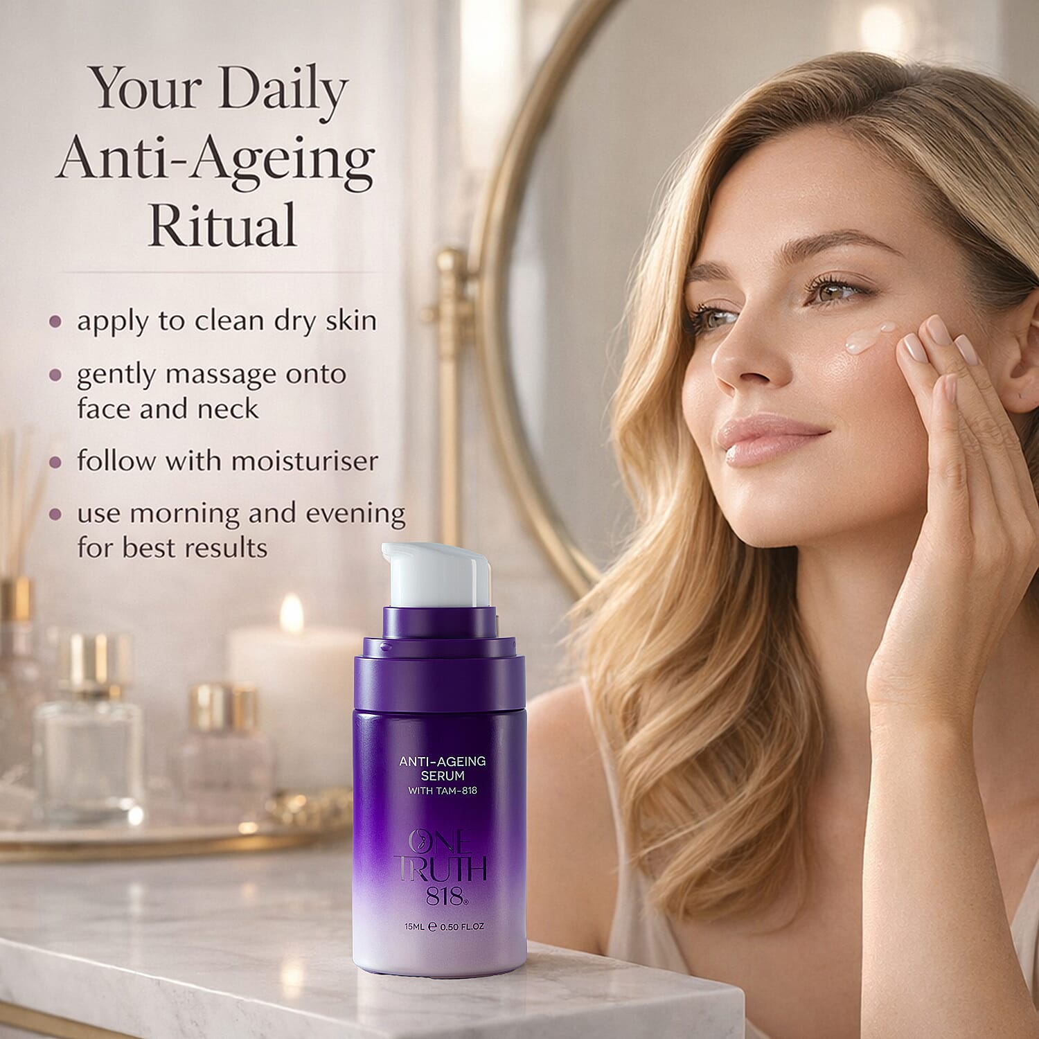 Set of 2 One Truth Atomiser and Anti Ageing Serum