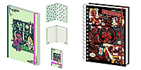 Set of 2 Alice in Wonderland Be Classy and Marvel Deadpool - A5 Everyday Notebook - Green