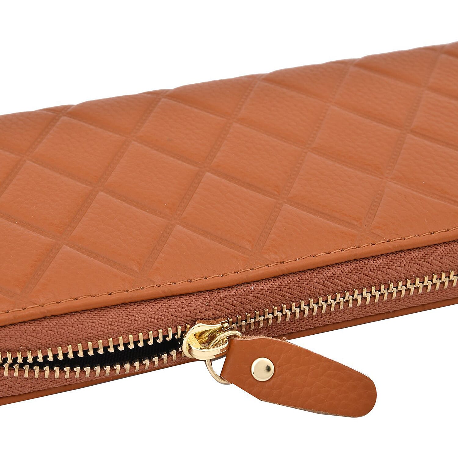 Genuine Leather Studded Handbag Set with Detachable Strap & RFID Embossed Wallet