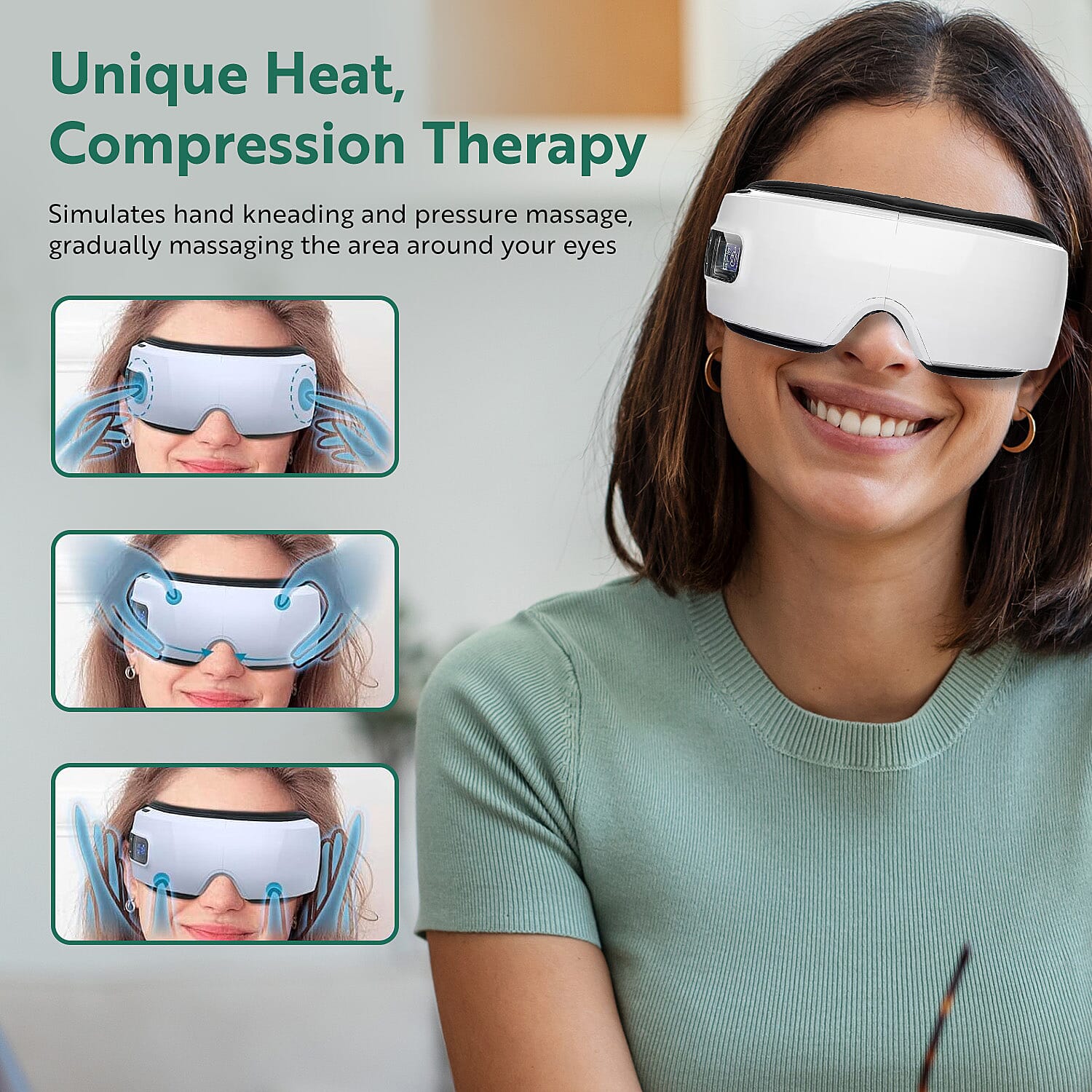 Relaxation Massager Duo &ndash; Soulsmart Leg Massager Boots & Vaivita Portable Eye Massager