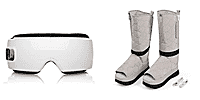Relaxation Massager Duo &ndash; Soulsmart Leg Massager Boots & Vaivita Portable Eye Massager