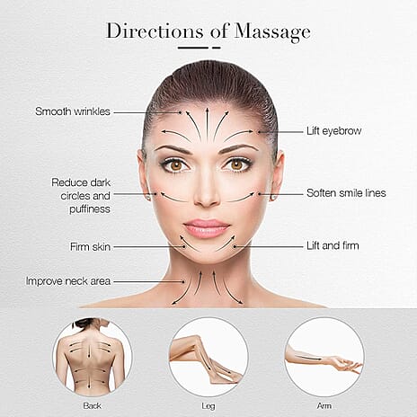 Pack of 2 &ndash; Ginkgo Leaf Gua Sha Face & Neck Massage Tool