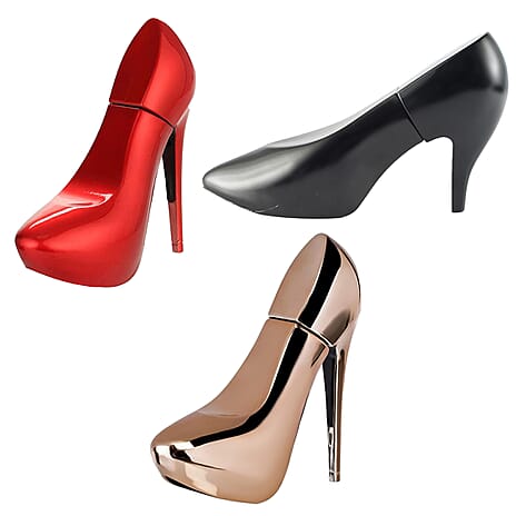 Set of 3 Shoo Eau De Parfum &ndash; Addict Chic, Sexy Shoo Red & Addict Allure (Rose Gold) 100ml Each.