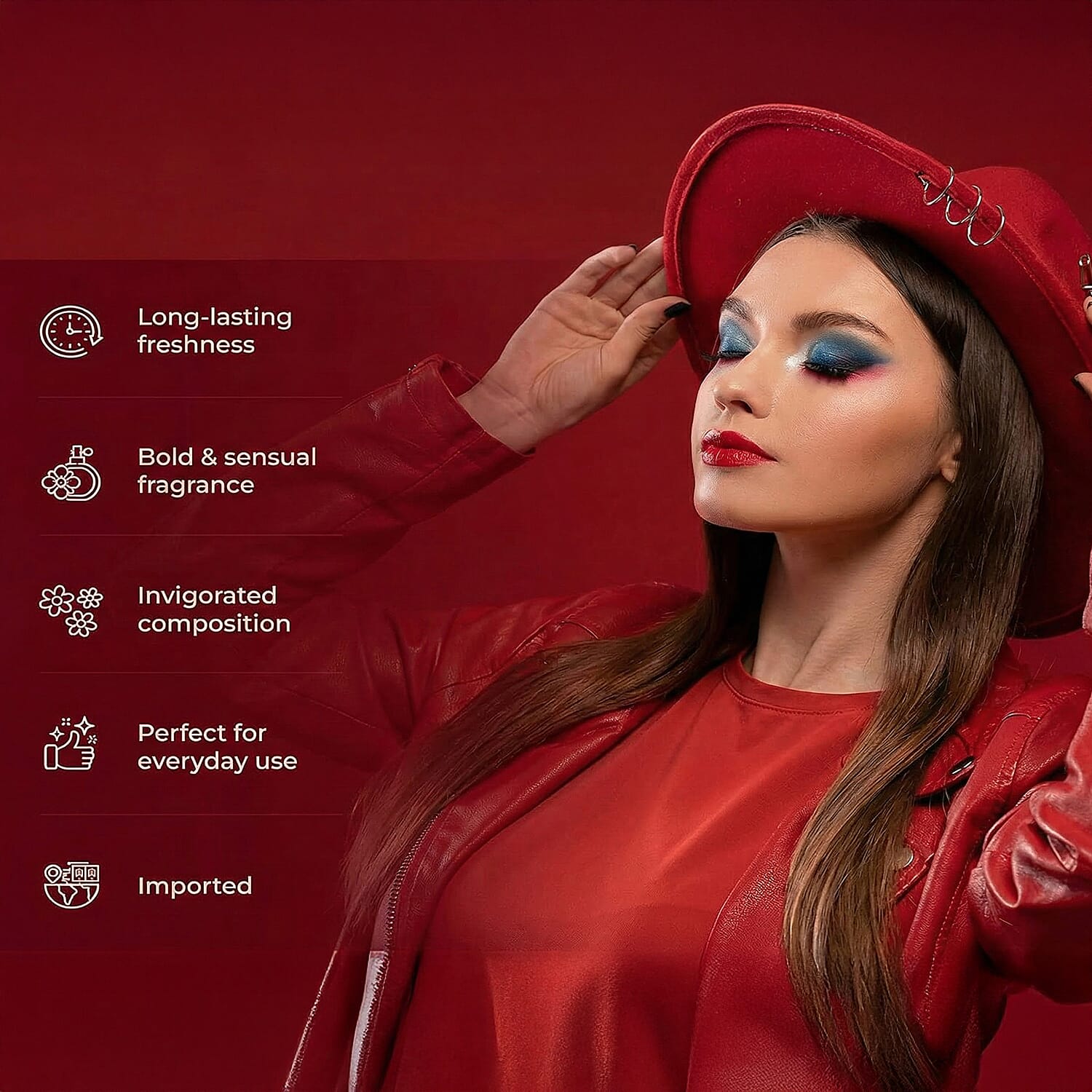 Set of 3 Shoo Eau De Parfum &ndash; Addict Chic, Sexy Shoo Red & Addict Allure (Rose Gold) 100ml Each.