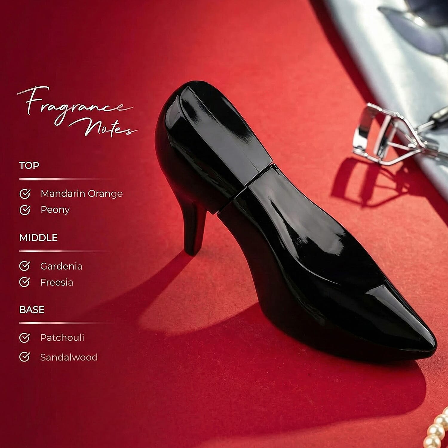 Set of 3 Shoo Eau De Parfum &ndash; Addict Chic, Sexy Shoo Red & Addict Allure (Rose Gold) 100ml Each.