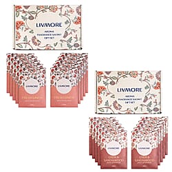 Livmore 10-Pack Oudh & Sandalwood Aroma Fragrance Scented Sachets - 20g