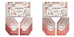 Pack of 20 LIVMORE Scented Sachets &ndash; Fresh Linen + Oudh & Sandalwood (20g Each)