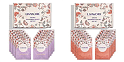 Pack of 20 LIVMORE Scented Sachets &ndash; Fresh Linen + Oudh & Sandalwood (20g Each)