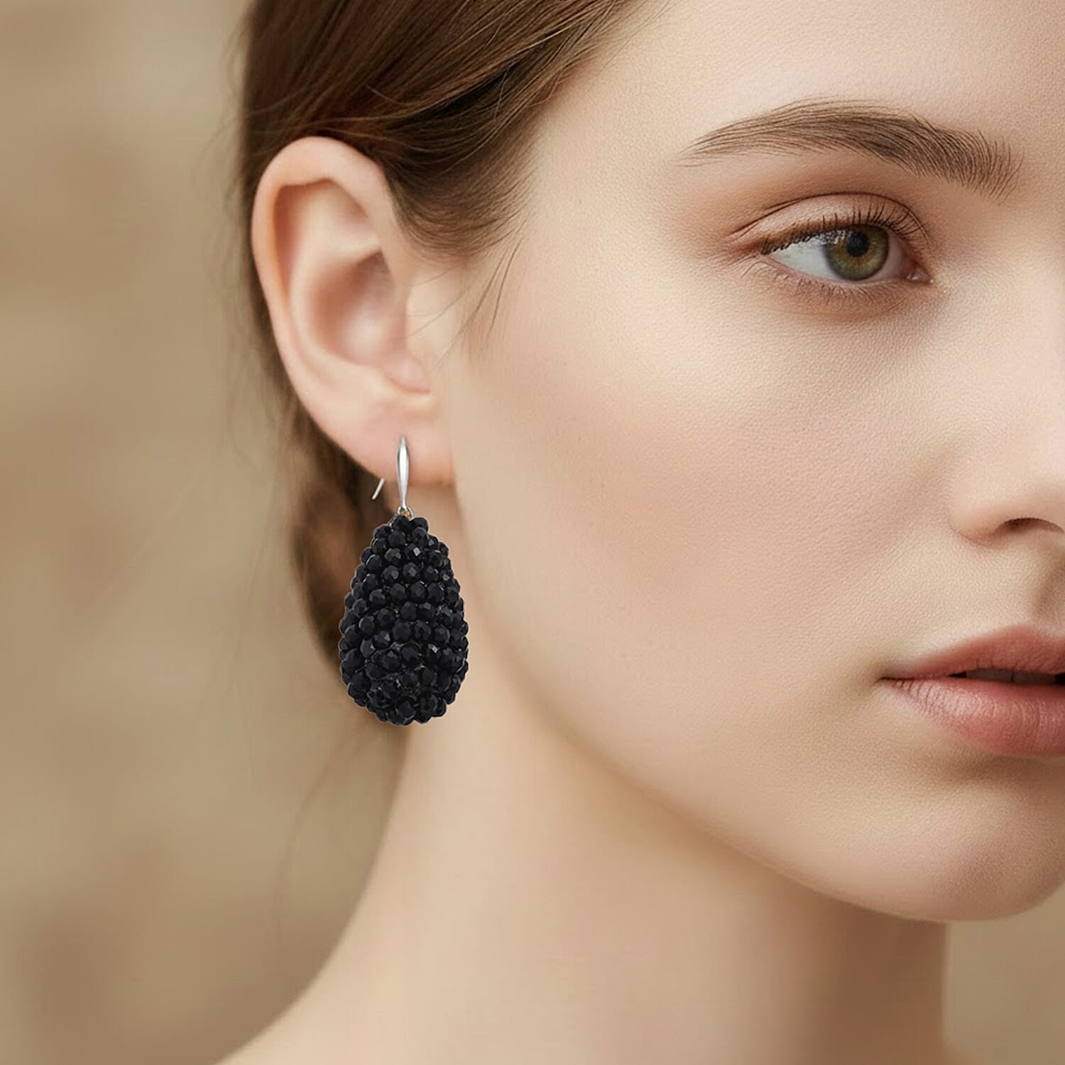 Set of 6 Assorted Crystal Dangling Earrings &ndash; Multi Colour.