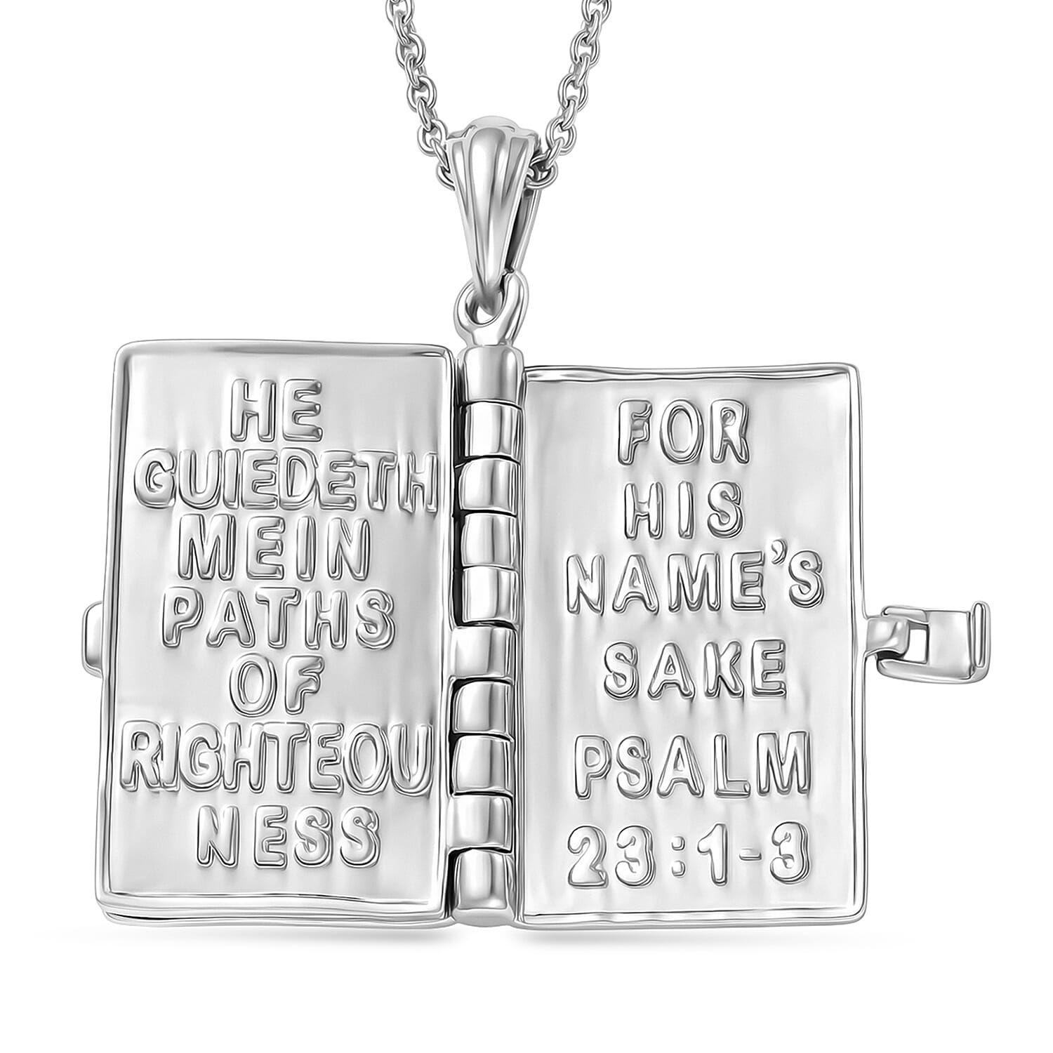 Set of 2 EverTrue Bible Pendants with Chain (Size 20) &ndash; African Ruby & Ethiopian Opal