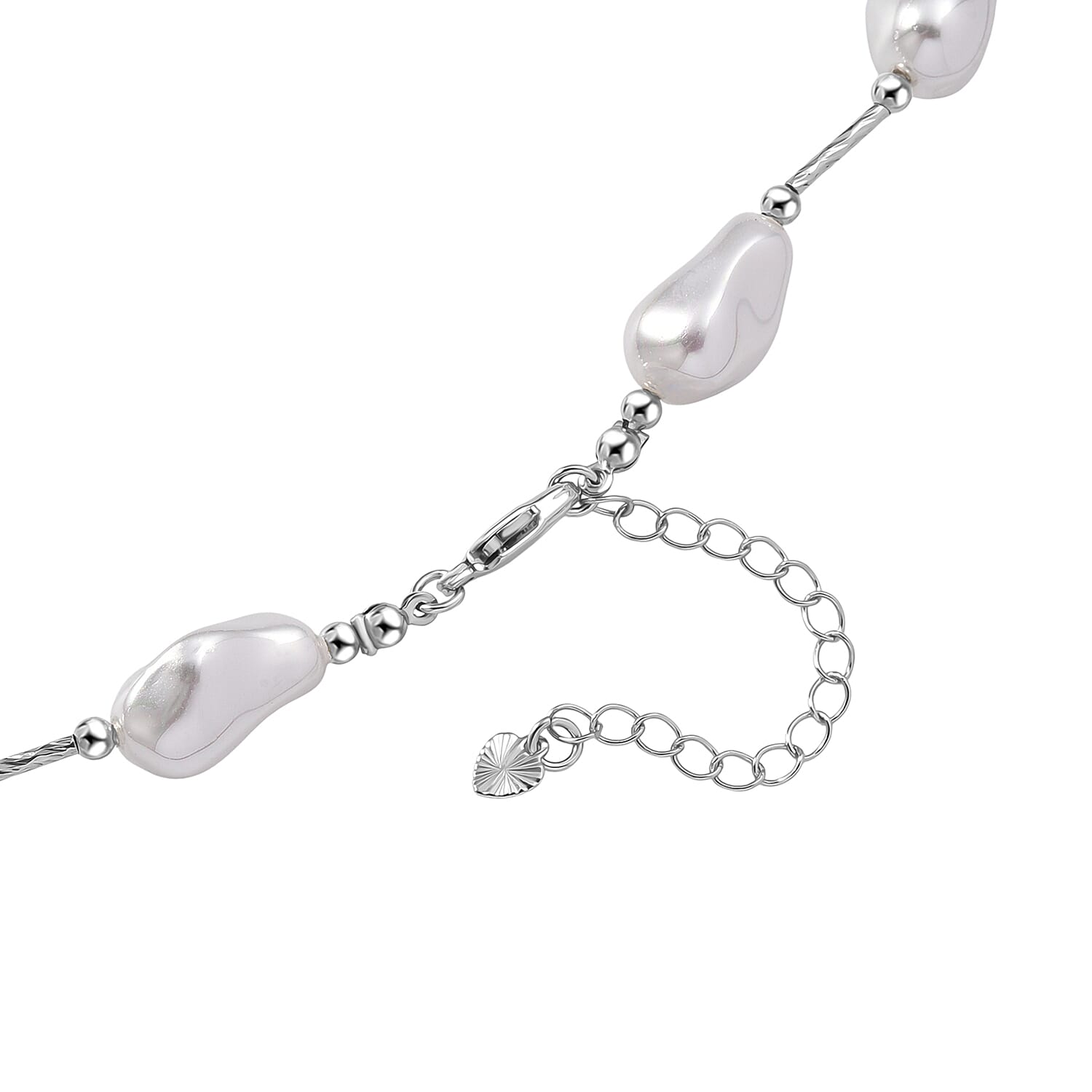 Set of 5 Shell Pearl Necklace