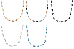 Multi Colour Shell Pearl Necklace (Size 28 - 2 Ext) with Lobster Clasp