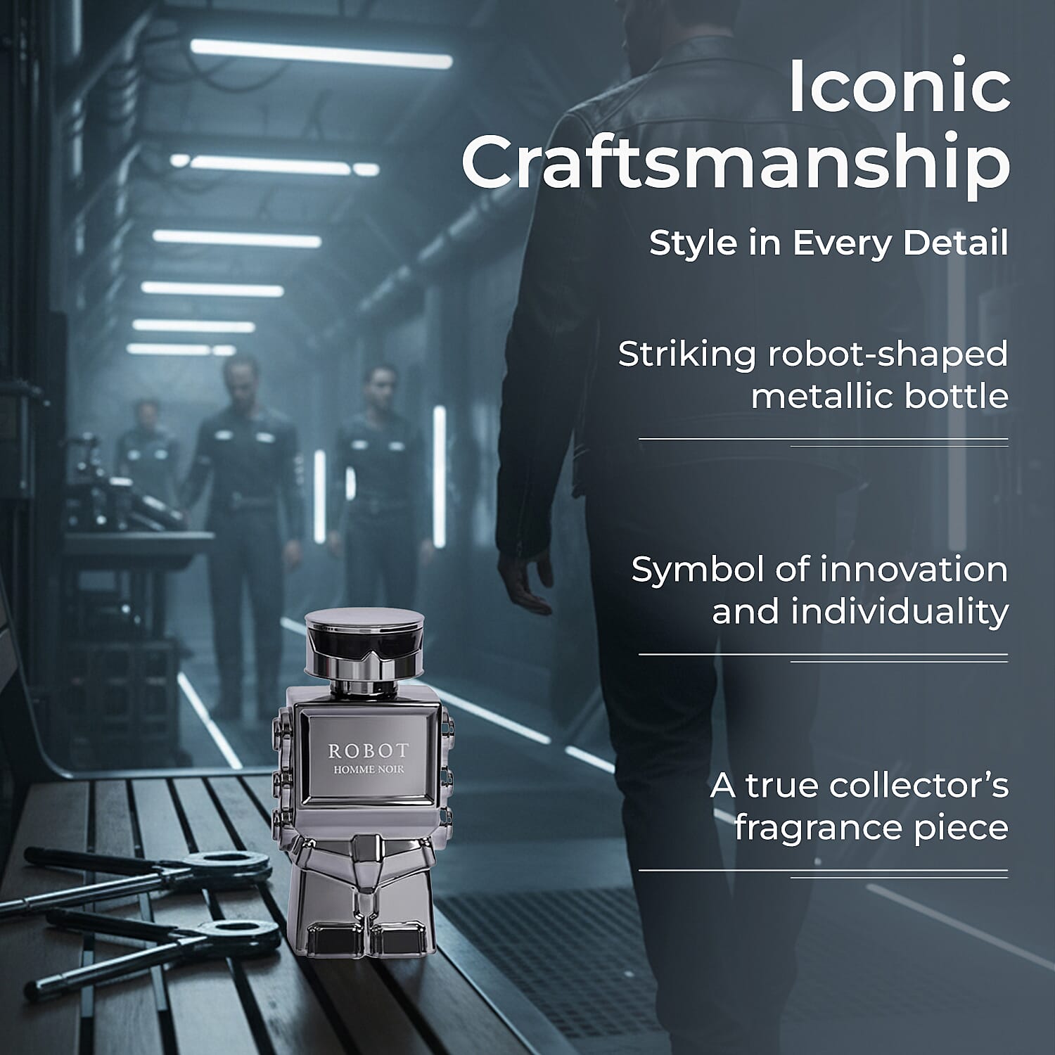 Set of 2 Laurelle Men&rsquo;s Fragrance &ndash; Robot & Insuperabile Eau de Toilette 100ml