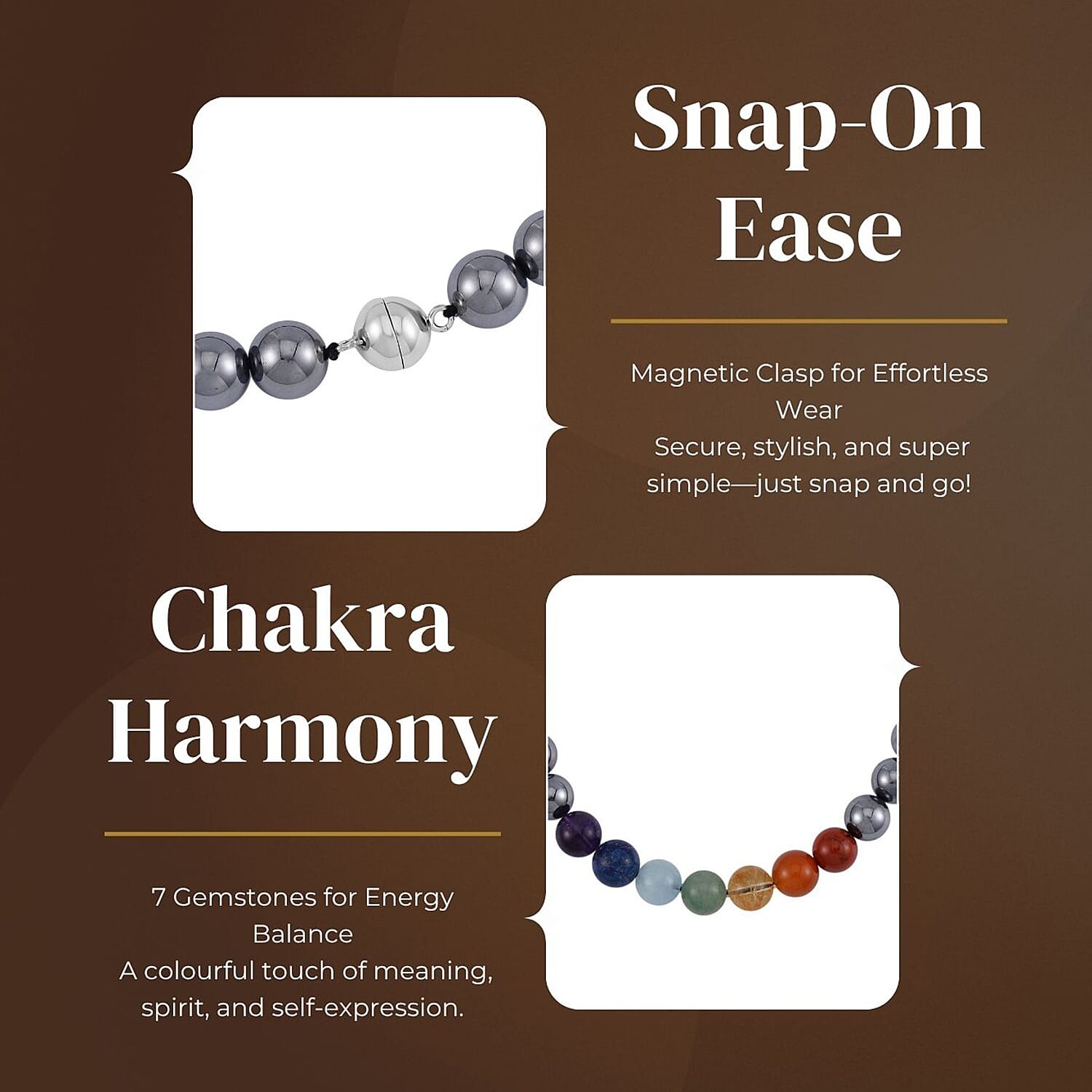 Set of 2 Terahertz & Multi Gemstone Beaded Jewellery Set (Necklace 350 Ct. & Bracelet 140 Ct.) in Rhodium Overlay Sterling Silver