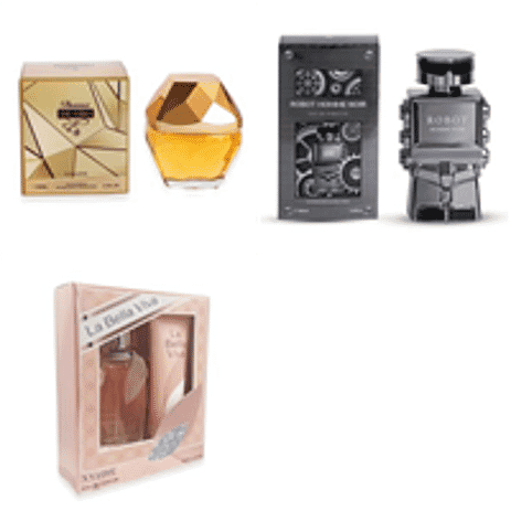 MEGA Day Offer- 3 Piece Set - VV Love Dama De Oro, Robot & La Bella Viva Gift Set