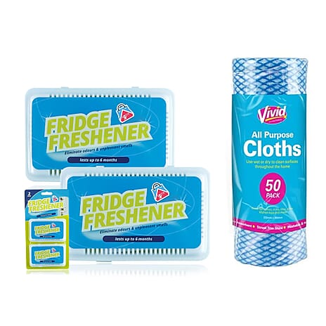 Value Bundle of Fridge Freshner & Multi Purpose Cloth