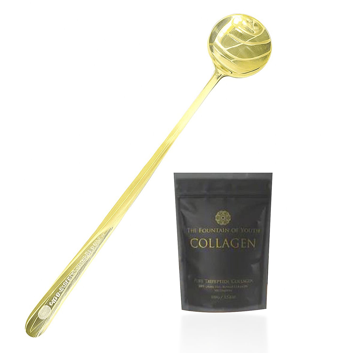 Fountain Of Youth Lifestyle Pure Tripeptide Collagen- 200 Grm With Spoon - Upto 200 Days Supply