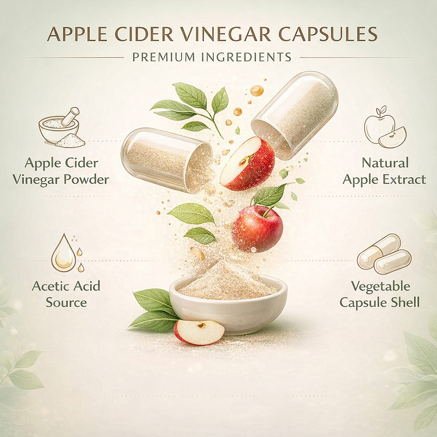 Set of 2 Love Vits Turmeric & Apple Cider Vinegar Capsules (100 Capsules Each)