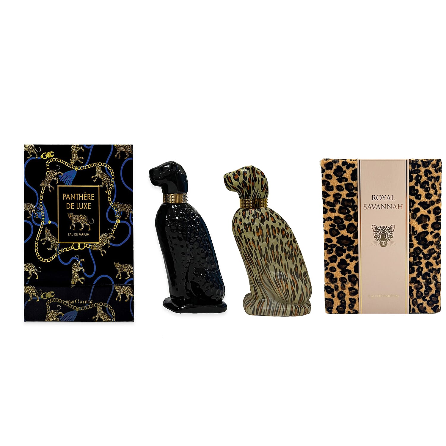 Set of 2 Laurelle Men&rsquo;s Fragrance &ndash; Royal Savannah & Black Leopard Eau de Parfum 100ml&nbsp;Each