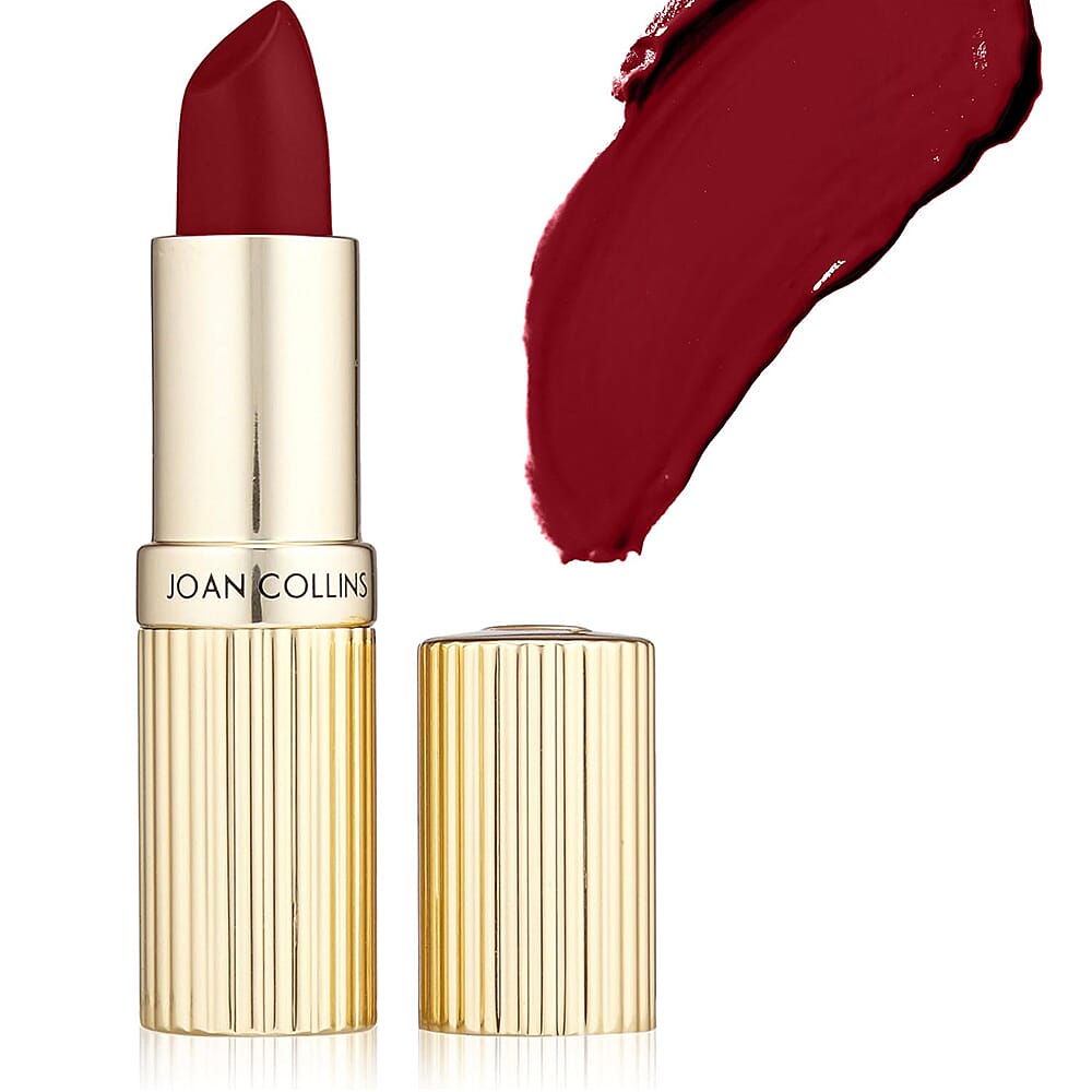 Set of 3 Lipstick & Powder - ALEXIS (Burgundy) with Nail Lacquer (12ml)