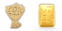 Set of 2 - 24K Gold Collectibles