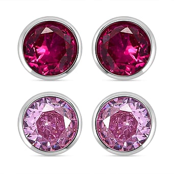 https://tjcuk.sirv.com/Products/22/9/2299761/Set-of-2-Simulated-Pink-Sapphire-Rnd-Simulated-Ruby-Stud-Earrings-with_2299761.jpg?w=342&h=342