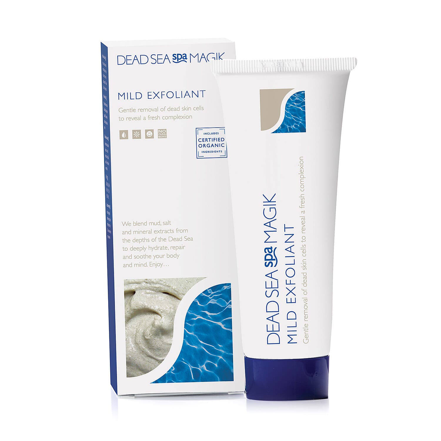 Dead Sea Spa Magik- Mild Exfoliant 75ml- 100% Vegan - Allergen Free Fragrance - Cruelty Free - No Parabens