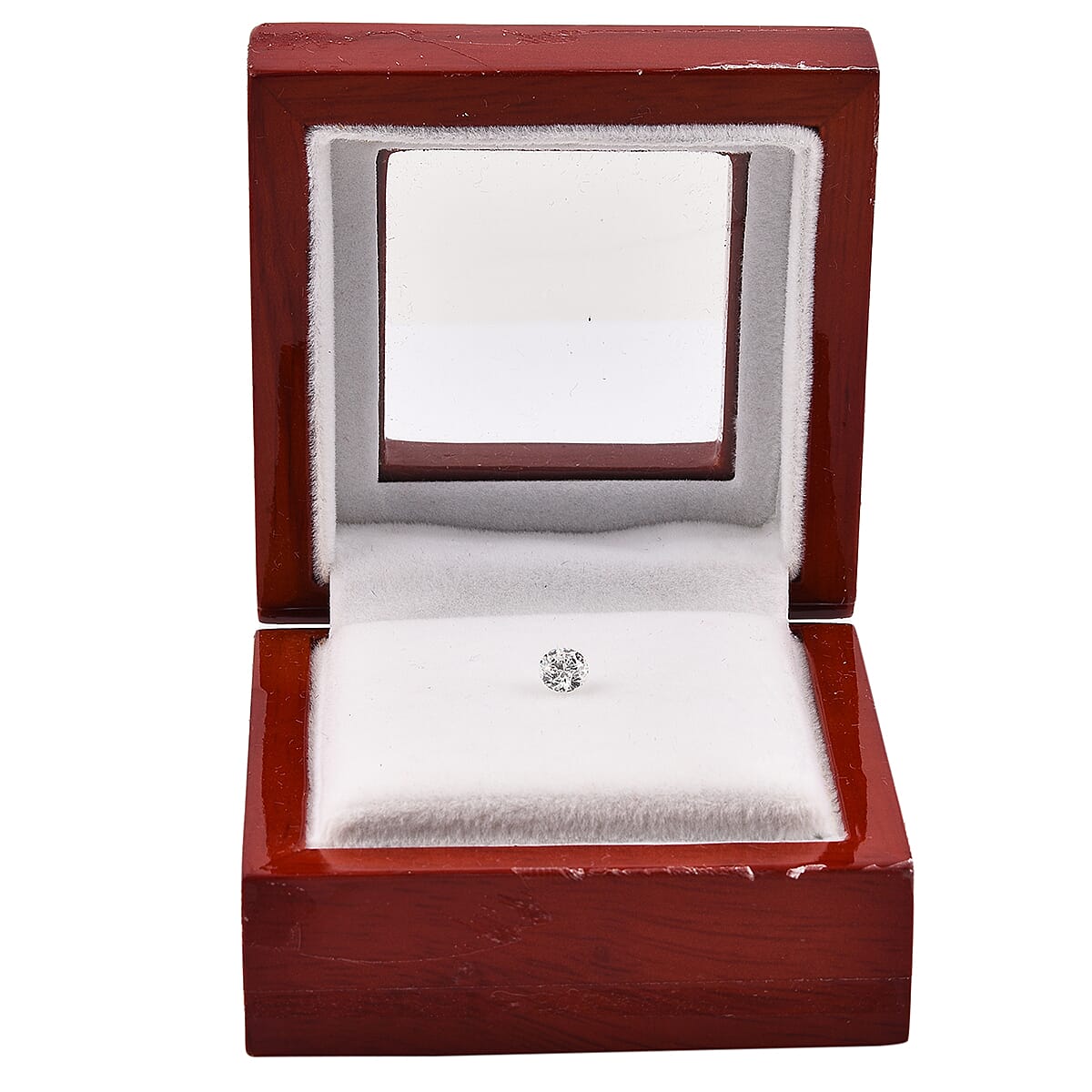GIA Certified 4.98mm Round Diamond (SI-2-G-H) 0.50 Ct.