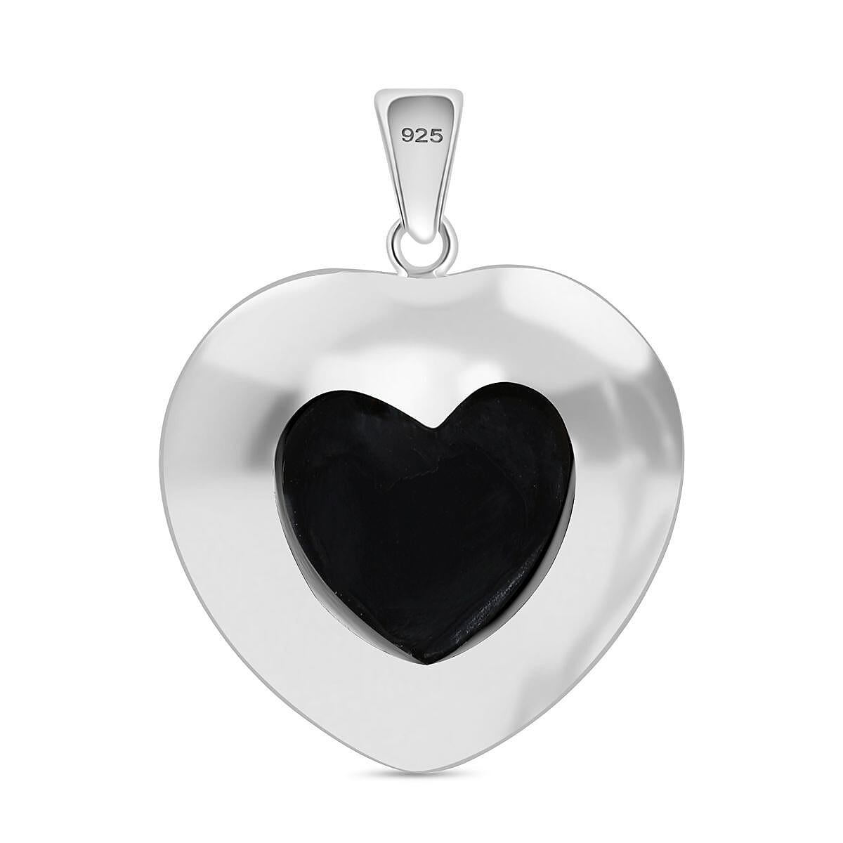 Royal Bali Collection Abalone Shell Heart Pendant in Sterling Silver 5.40 Ct.