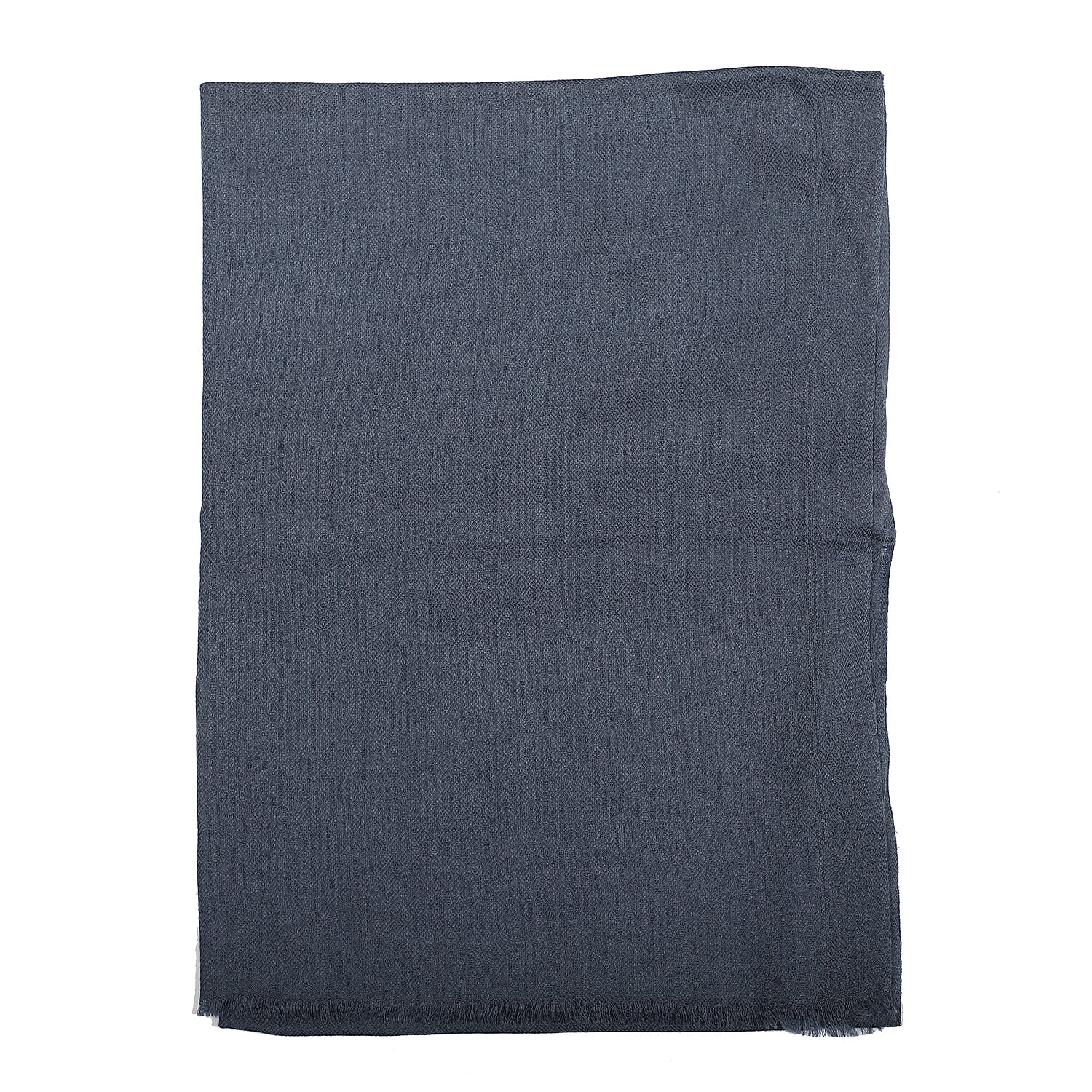 Cashmere Wool Dark Grey Color Scarve