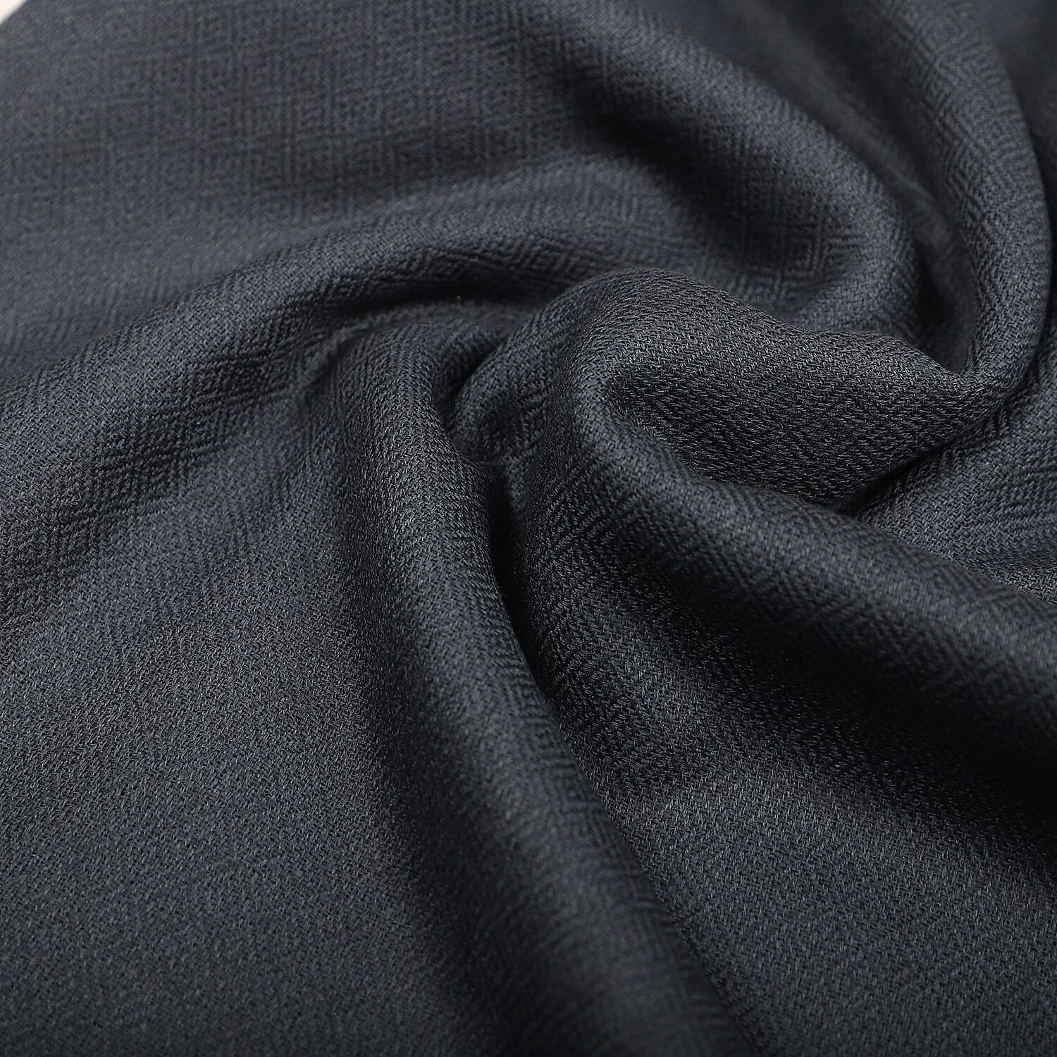 Cashmere Wool Dark Grey Color Scarve
