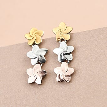 https://tjcuk.sirv.com/Products/26/5/2658570/Triple-Floral-Earrings-in-Gold-Rose-Gold-and-Platinum-Plated-Sterling_2658570_1.jpg?w=342&h=342
