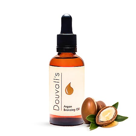 Alicia Douvall 100% Organic Argan Oil Bronzing 50ml with Dropper
