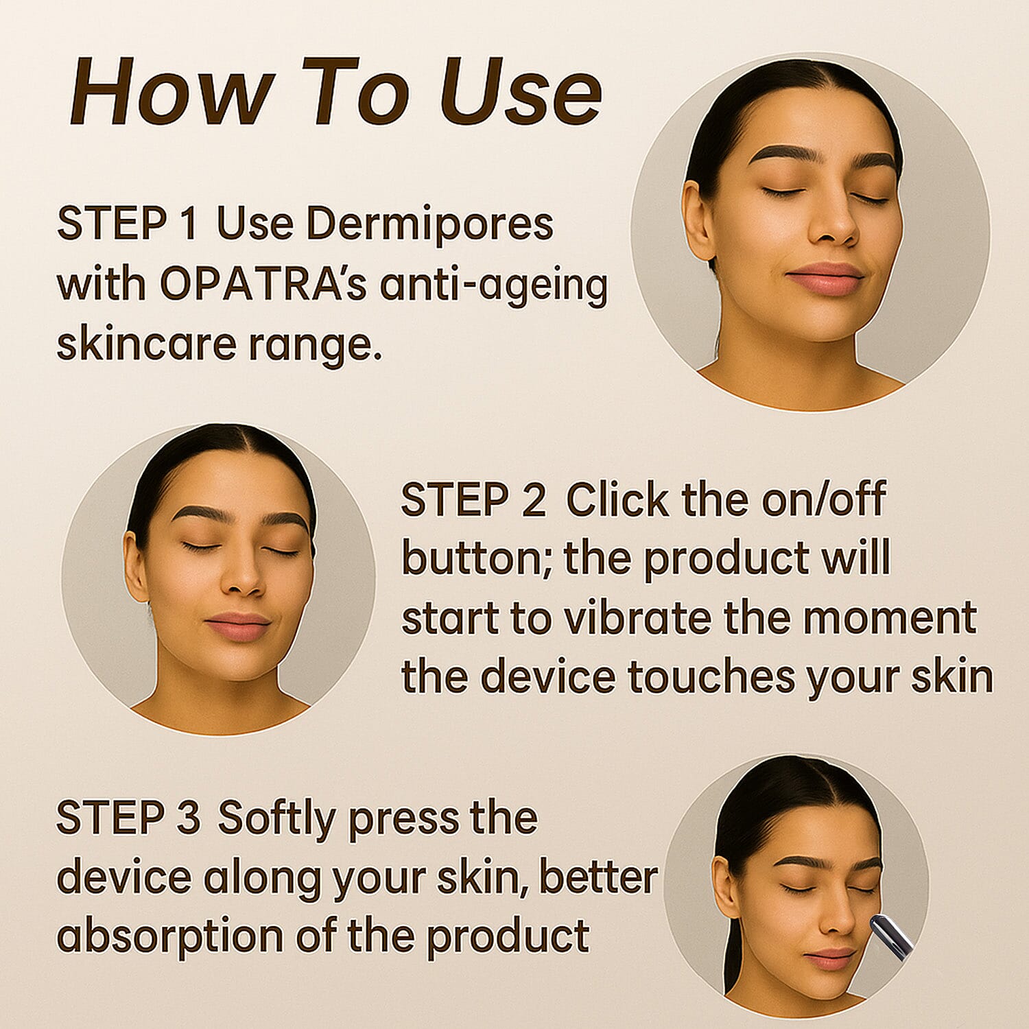 Opatra- Dermipore Multi-Purpose Facial Device with LED