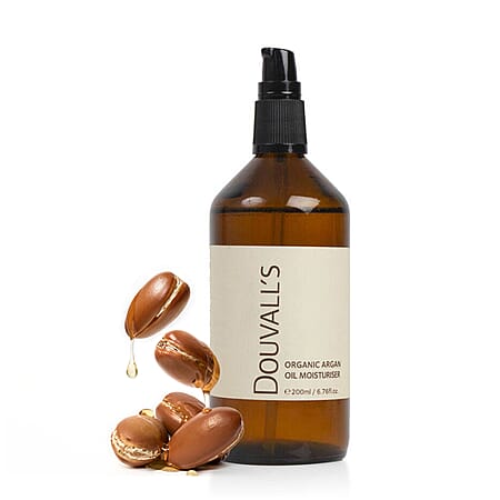Douvalls Argan Oil Moisturiser 200ml For Ultra Hydrated Soft and Shiny Skin