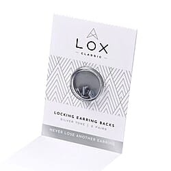 Connoisseurs LOX Secure Earring Backs Set of 10 Pcs Push Set in Silver, Gold & Rose Gold Tone