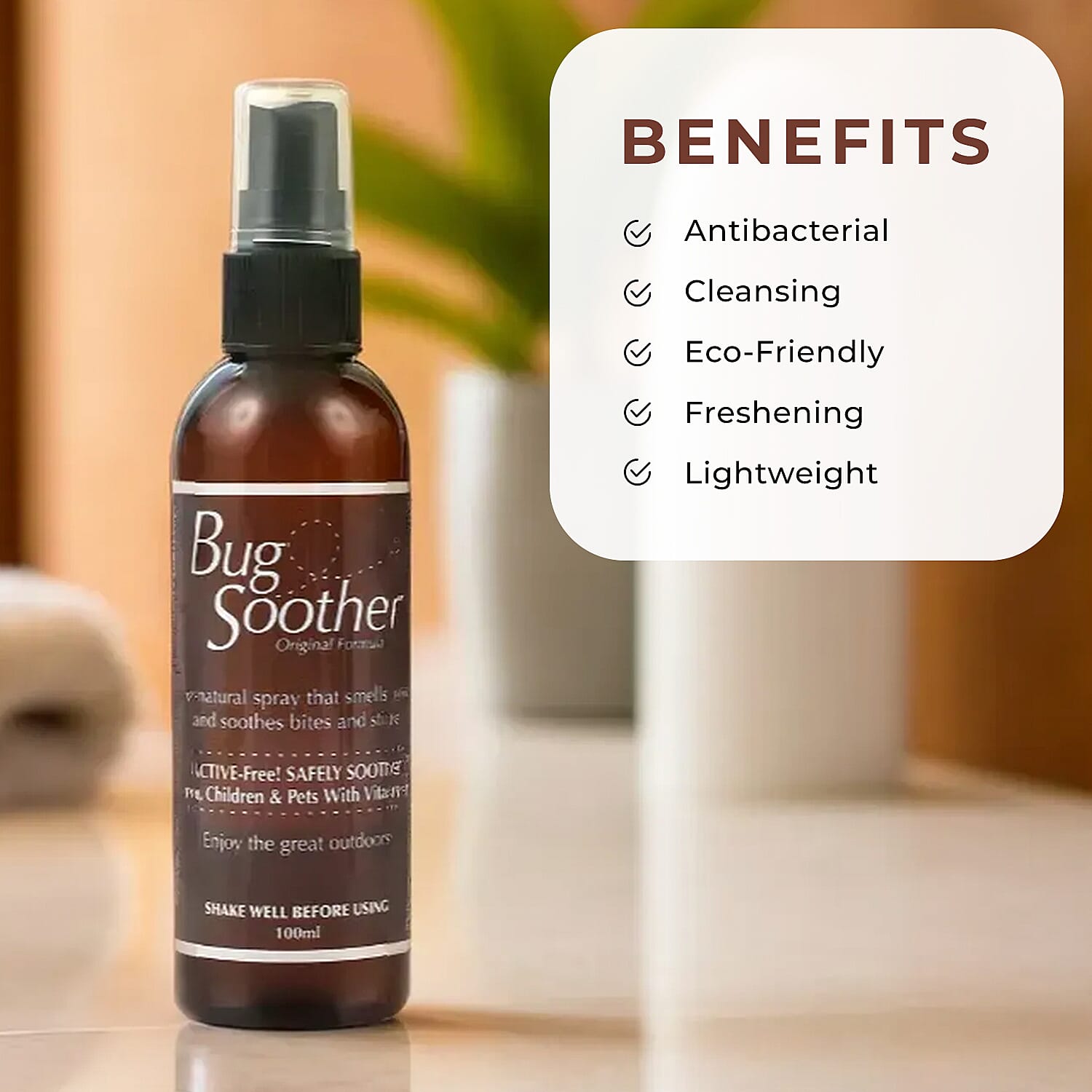 Bug Soother Natural Mosquito and Insect Repellent - 100ml Bug Soother Natural Mosquito and Insect Repellent - 100ml