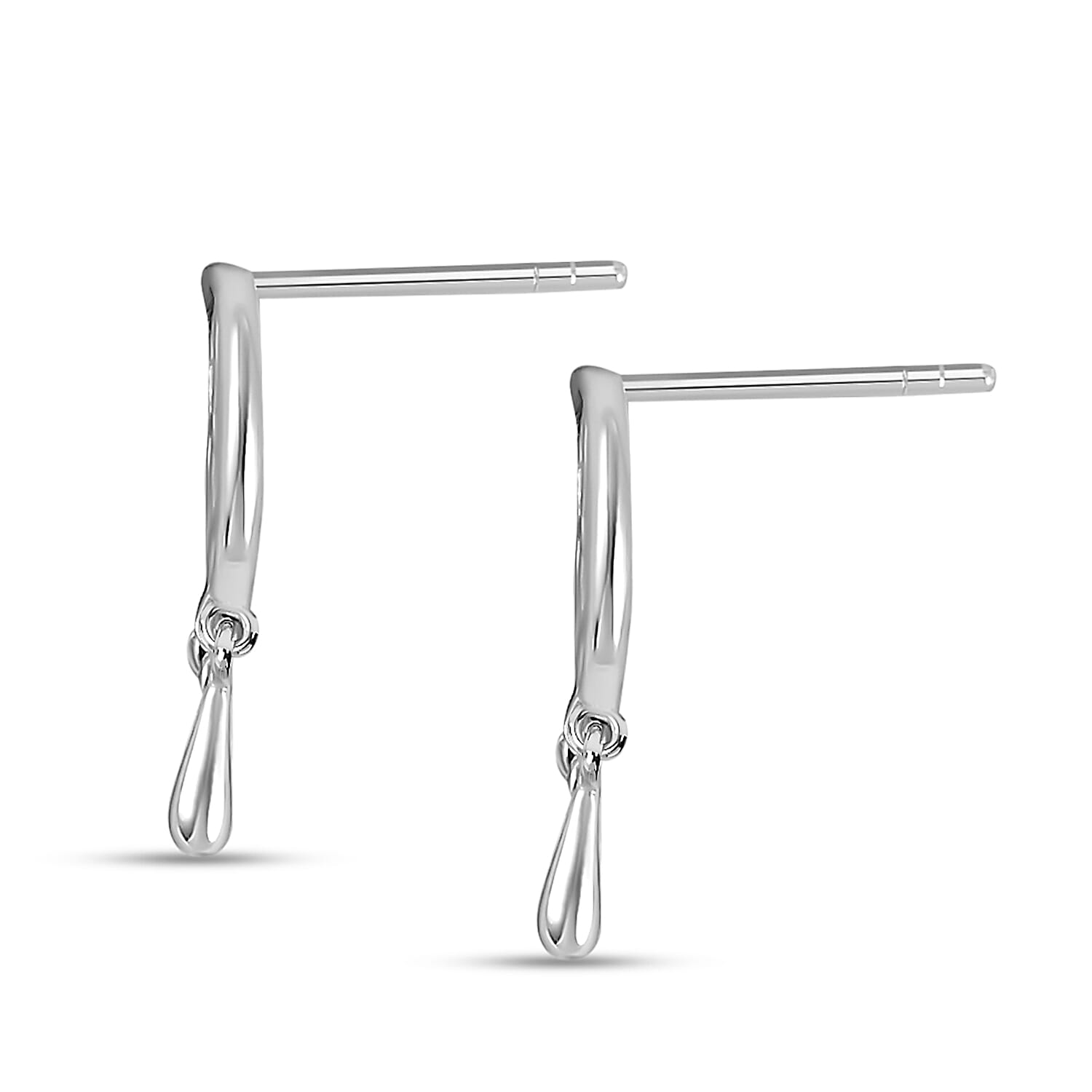 Lucy Q Dream Catcher Collection - Rhodium Overlay Sterling Silver Earrings With Push Back