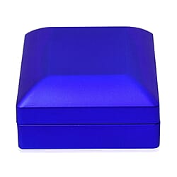 LED Light Illuminated Necklace and Pendant Gift Box with Velvet Interior Lining (Size 9X7X3 cm) - Purple