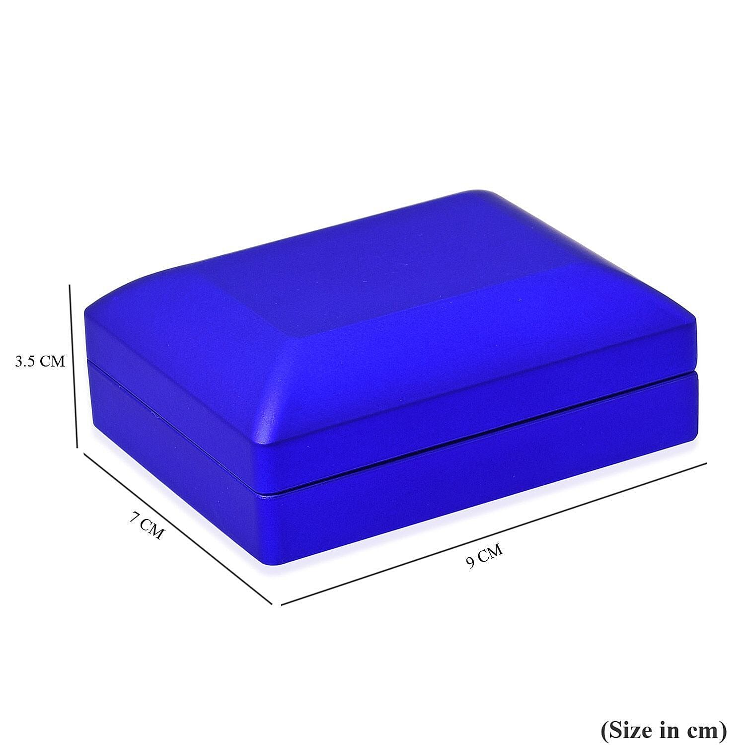 LED Light Illuminated Necklace Gift Box with Velvet Interior Lining (Size 9X7X3.5 Cm)