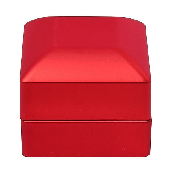 LED Light Illuminated Ring Gift Box with Velvet Interior Lining (Size ...
