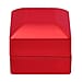 LED Light Illuminated Ring Gift Box with Velvet Interior Lining - Red