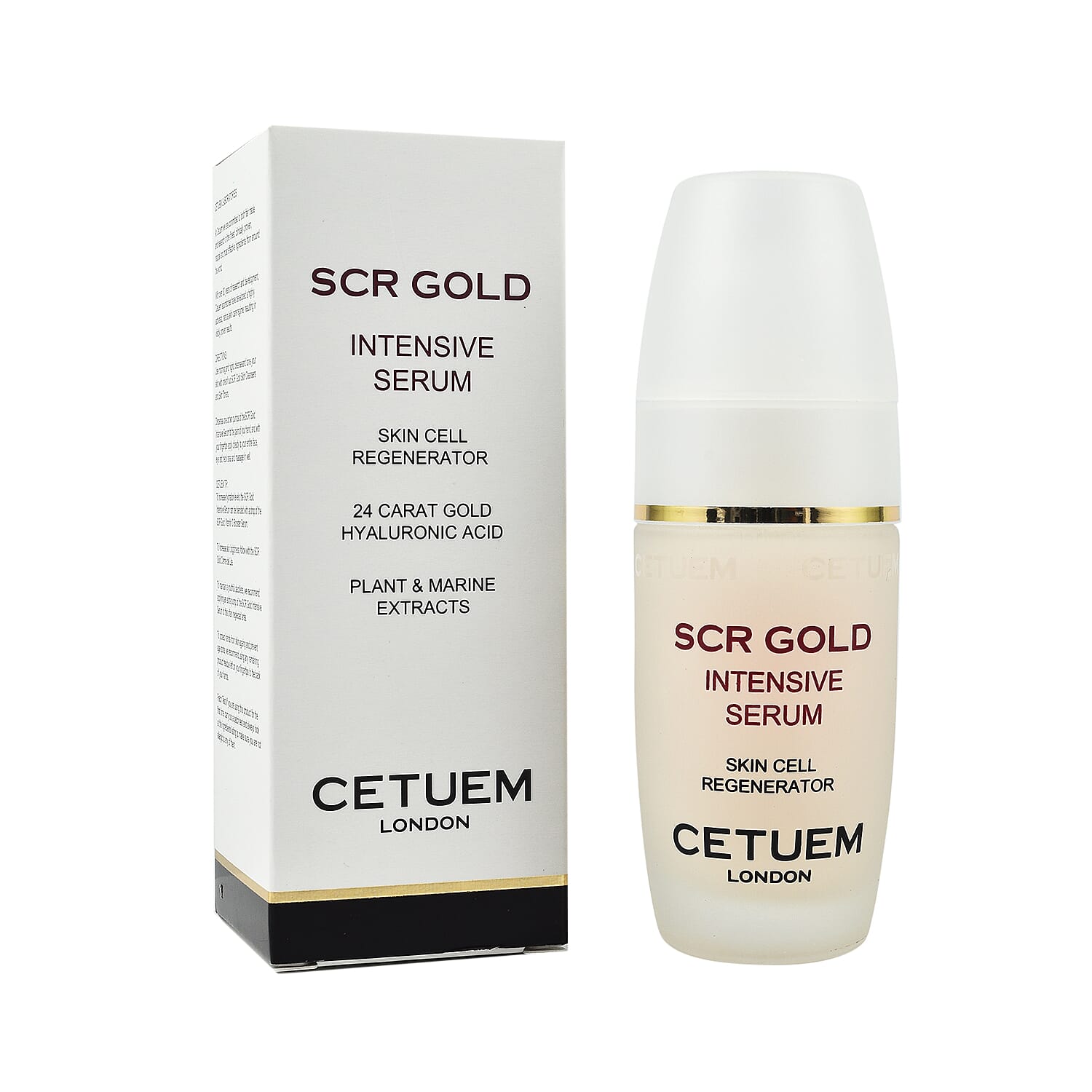 Cetuem - SCR Gold Anti-Ageing, Anti-Oxidant Gold Regenerator Serum - 50ml